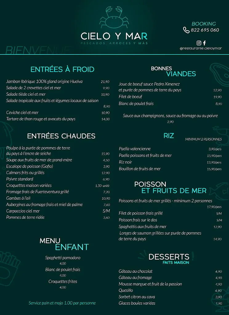 Menu_Cielo y mar_Los Gigantes_immagine_4