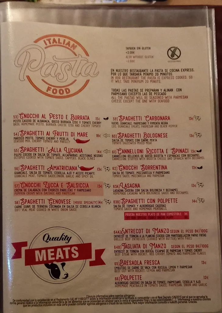 Menu_Pepi Vintage Room Tenerife_Los Gigantes_image_3