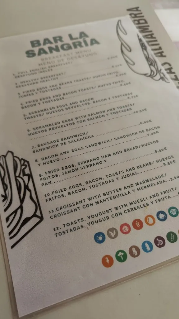 Menu_La Sangria_Los Gigantes_image_1