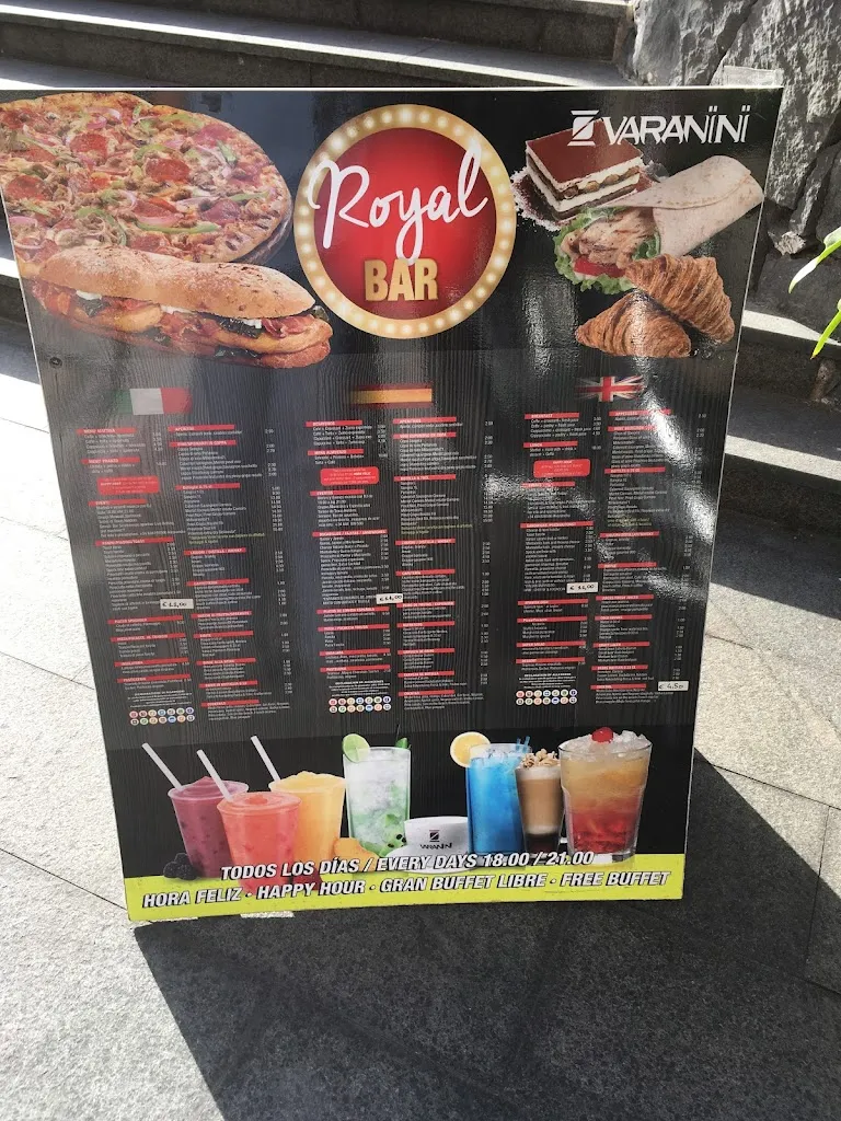 Menu_Royal bar_Los Gigantes_image_2