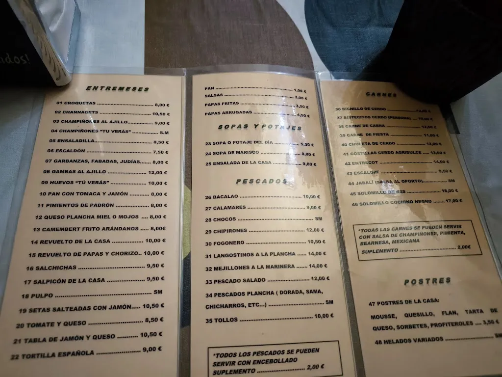 Menu_Tasca Channo's_Los Realejos_image_1