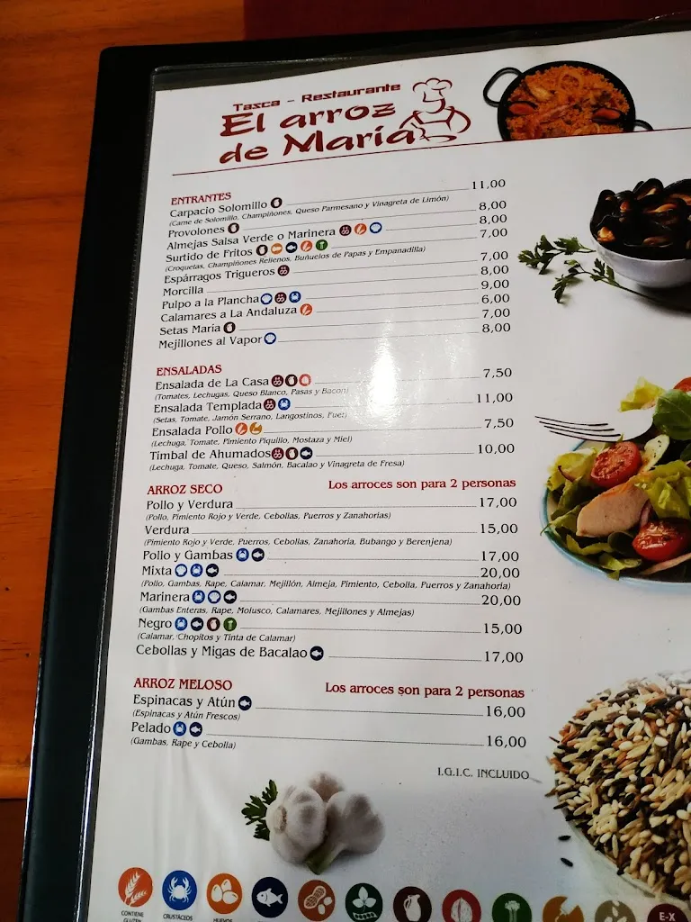 Menu_El Arroz de María_Los Realejos_image_2