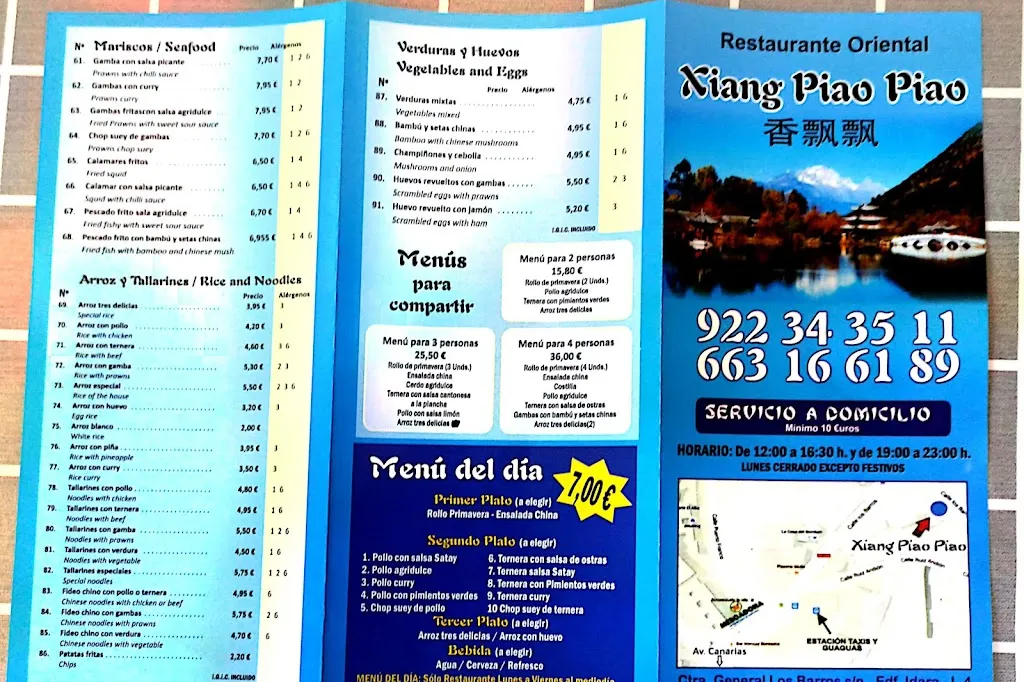 Menu_restaurante oriental xiang piao piao_Los Realejos_image_3