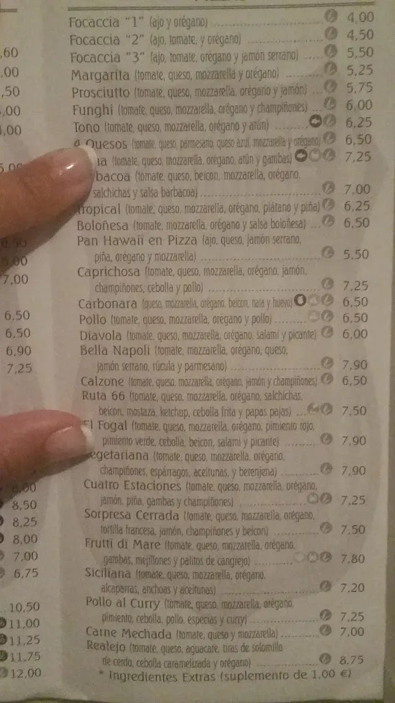 Menu_El Fogal Pizzería Restaurante_Los Realejos_image_4