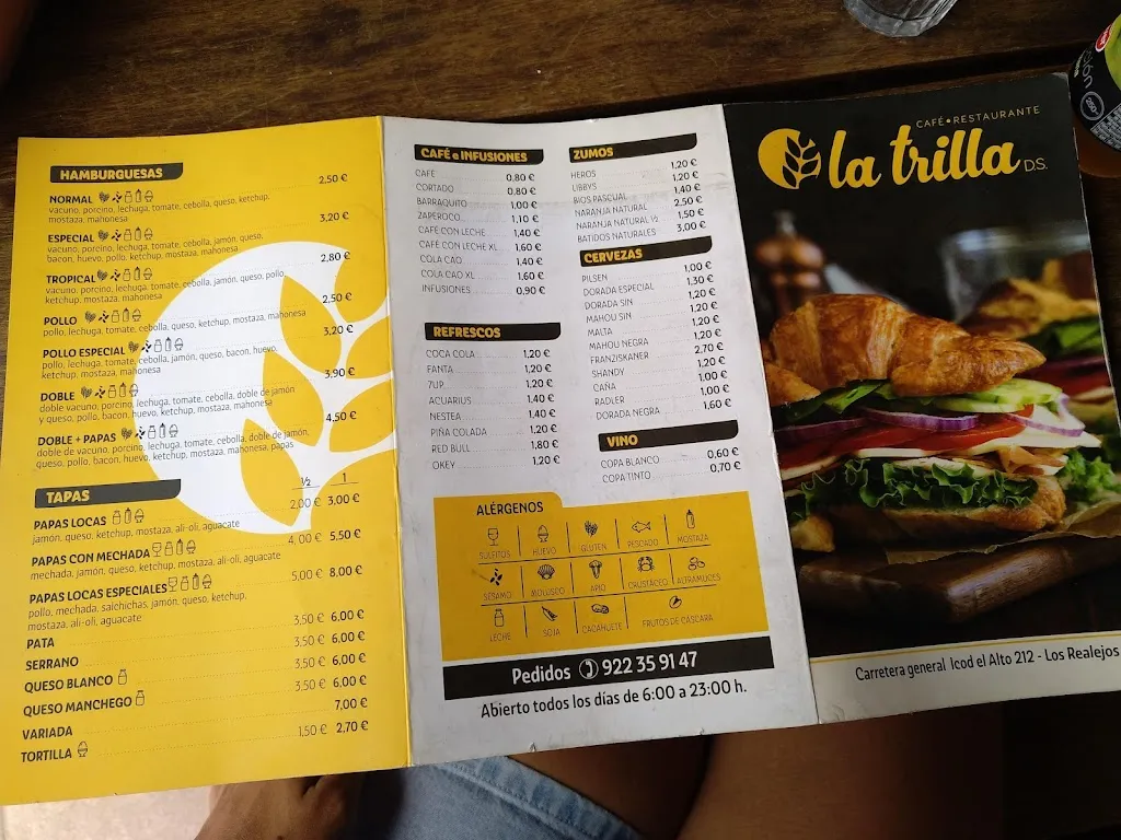 Menu_La Trilla_Los Realejos_image_1