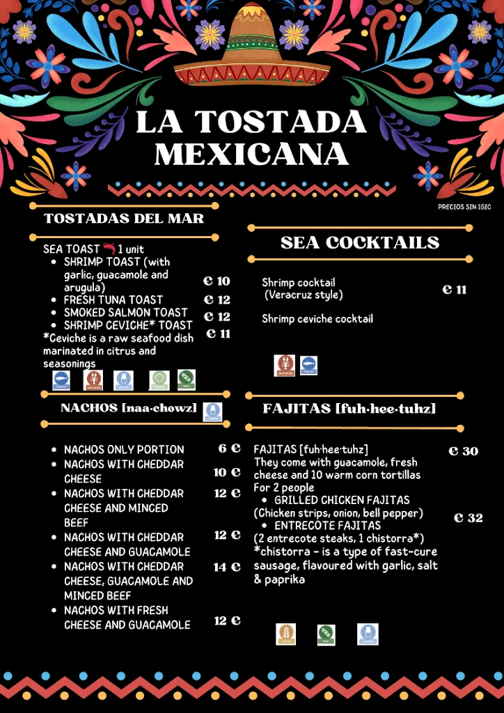 Menu_La Tostada Mexicana_Los Realejos_image_1