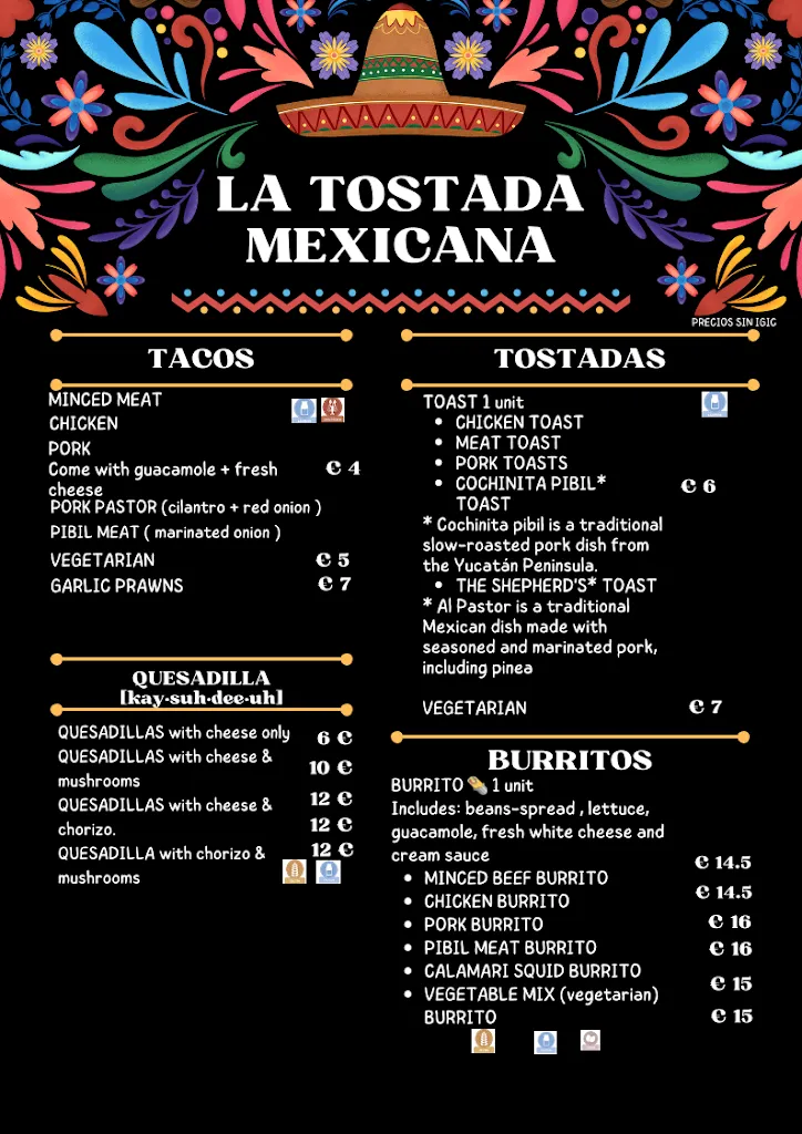 Menu_La Tostada Mexicana_Los Realejos_image_2