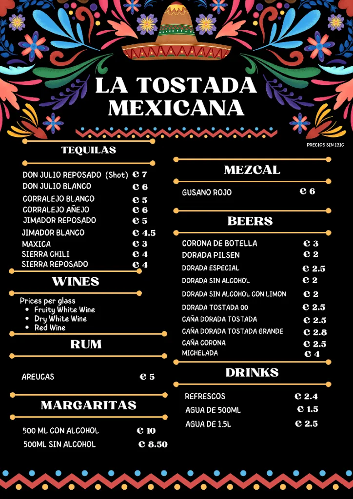 Menu_La Tostada Mexicana_Los Realejos_image_4