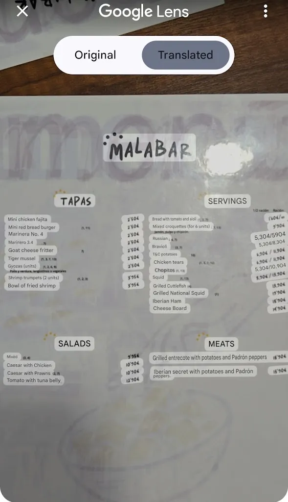 Menu_Malabar Elche_Elche/Elx_image_2