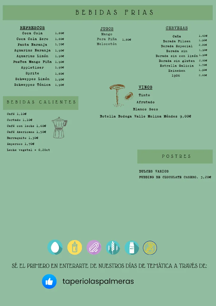 Menu_Bar Taperio Las Palmeras_Los Realejos_image_2