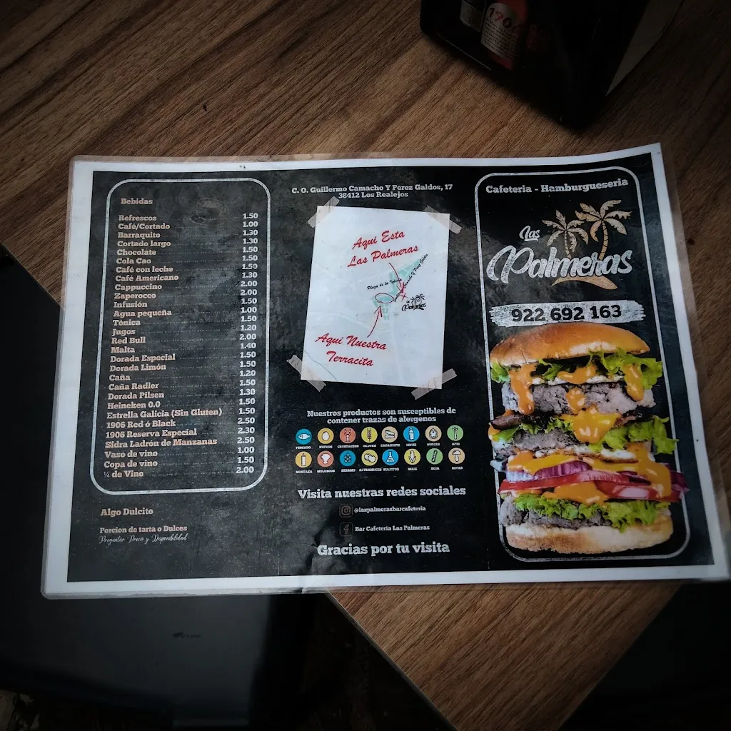 Menu_Bar Taperio Las Palmeras_Los Realejos_image_4