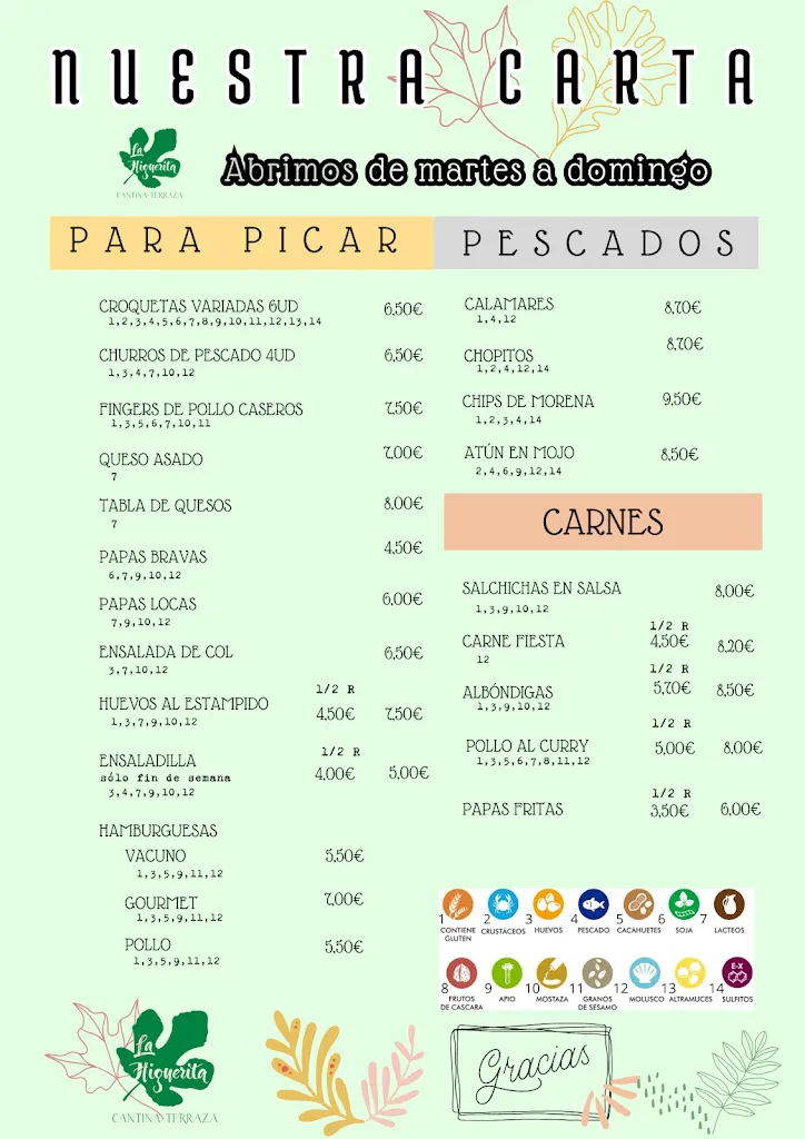 Cantina-Terraza La Higuerita_Los Realejos_menu_image_1