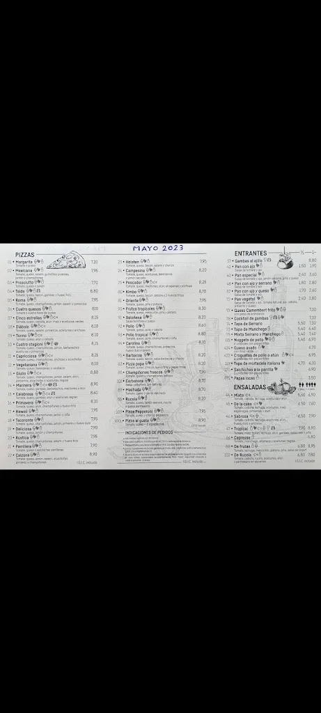 Menu_Pizzería Giulio_Los Realejos_immagine_4