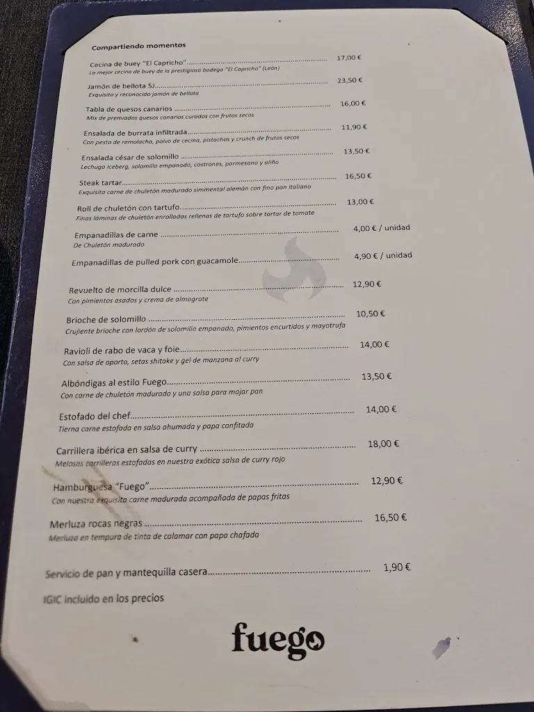 Menu_Fuego & Grano_Provincia de Las Palmas_image_2