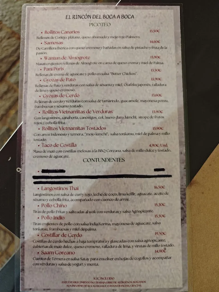 Menu_El Rincón Del Boca a Boca_Provincia de Santa Cruz de Tenerife_image_3