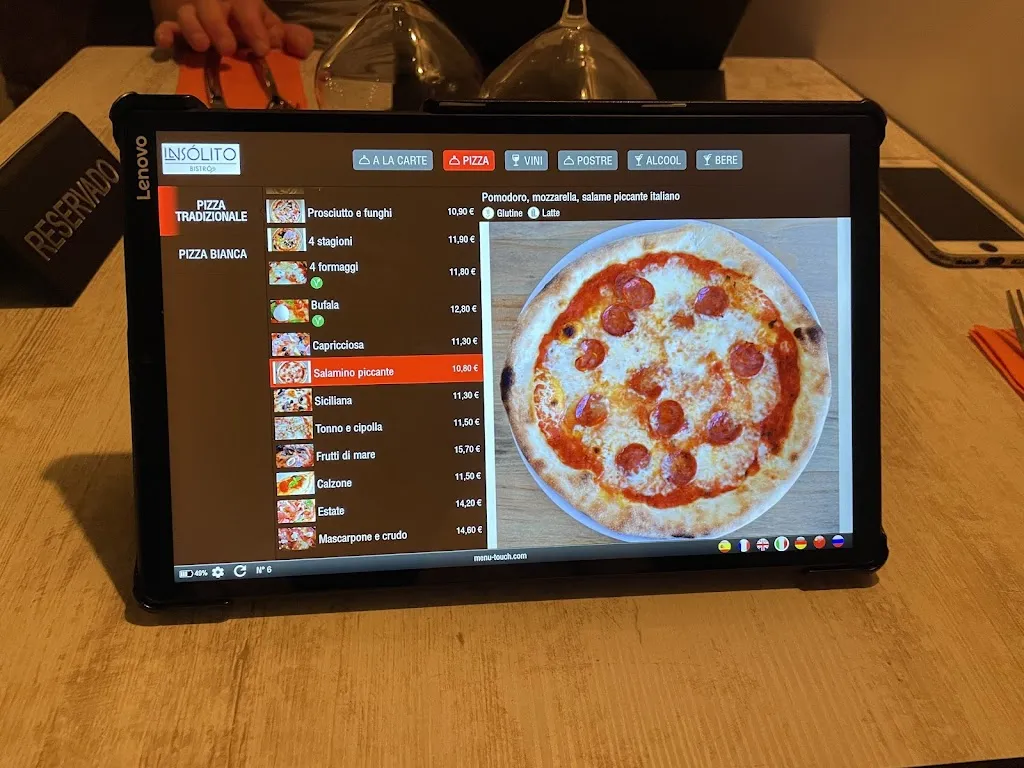 Menü_INSÓLITO BISTRÓ PLAYA DEL INGLÉS Italian restaurant & Pizza_Maspalomas_Bild_2