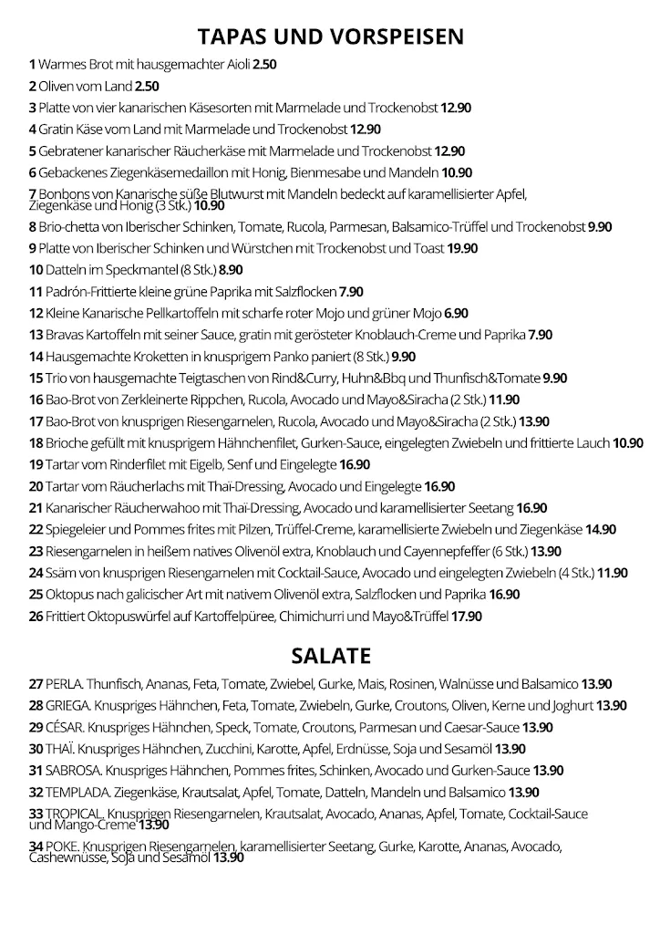 Menu_LA PERLA NEGRA _Maspalomas_image_1