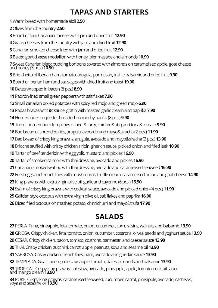 Menu_LA PERLA NEGRA _Maspalomas_image_3