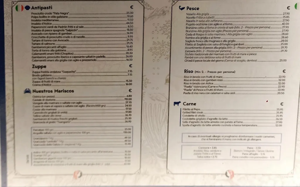 Menu_Restaurante Marisquería Rías Bajas_Maspalomas_image_1