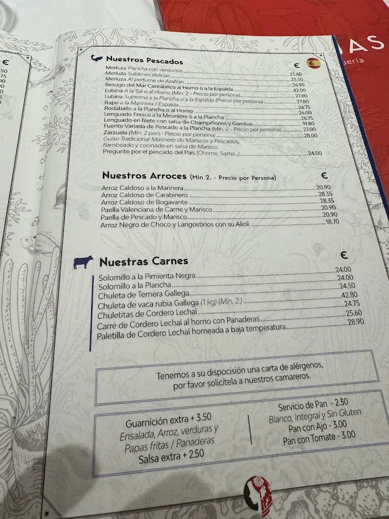 Menu_Restaurante Marisquería Rías Bajas_Maspalomas_image_4