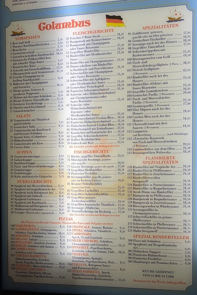 Menu_Restaurant Columbus_Maspalomas_image_4