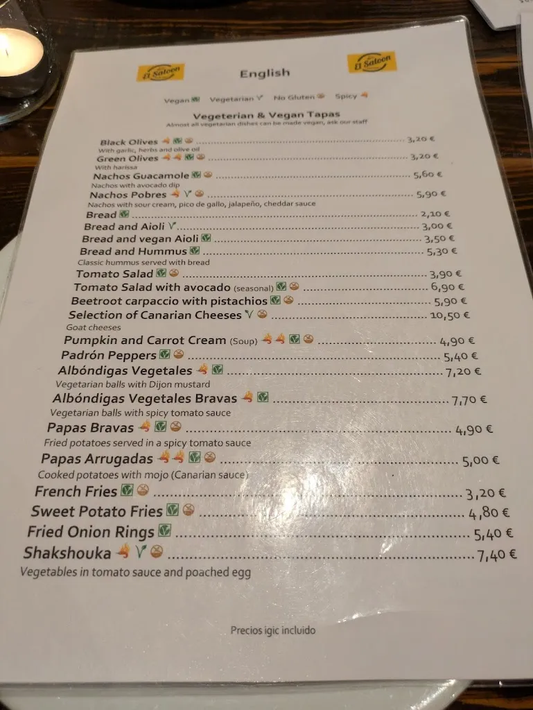 Menu_El Saloon_Maspalomas_immagine_3