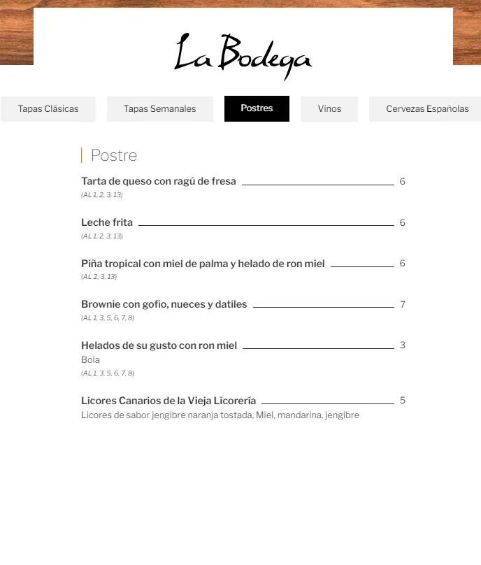 Menu_Restaurante La Bodega_Maspalomas_image_4