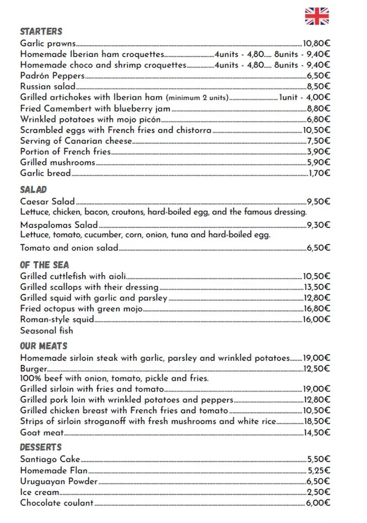 Menu_La Tasquita Canaria_Maspalomas_image_3