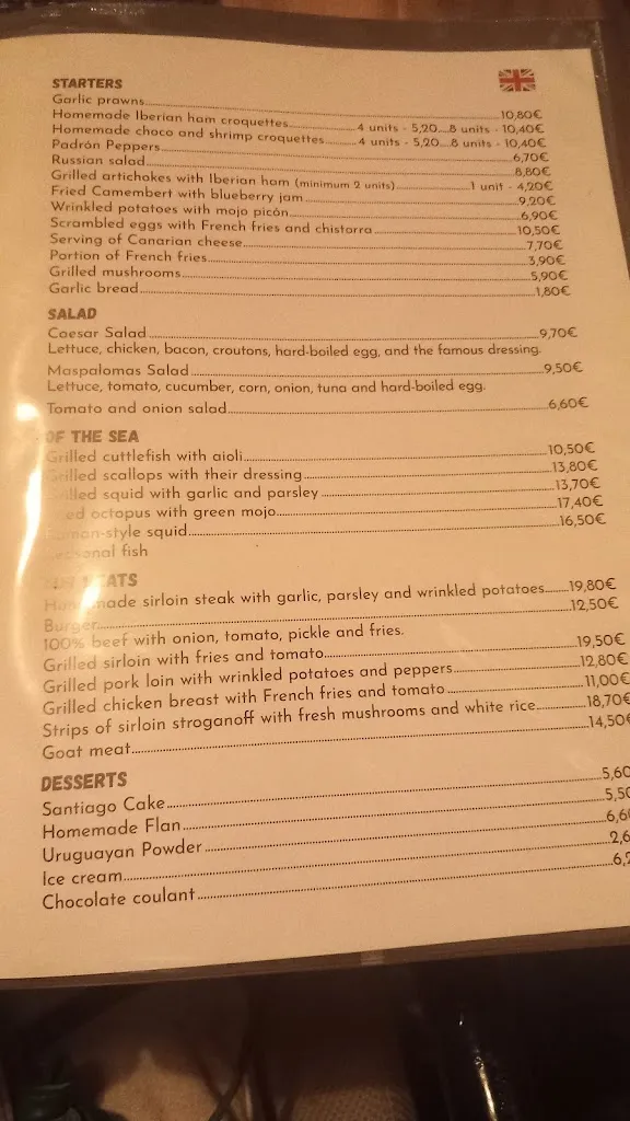 Menu_La Tasquita Canaria_Maspalomas_image_4