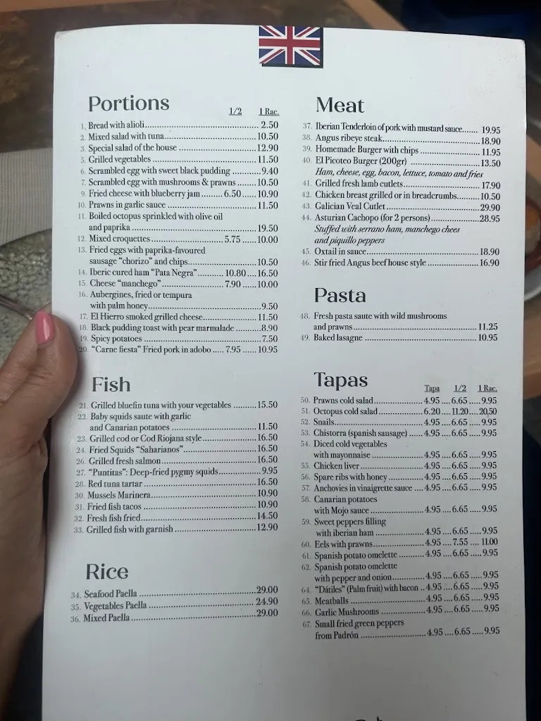 Menu_Taberna El Picoteo_Maspalomas_image_1