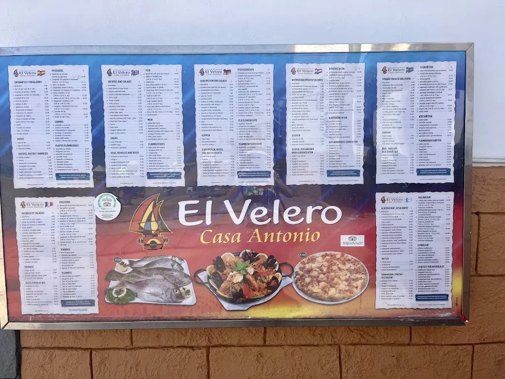 Menu_Restaurante Velero Casa Antonio_Maspalomas_image_1