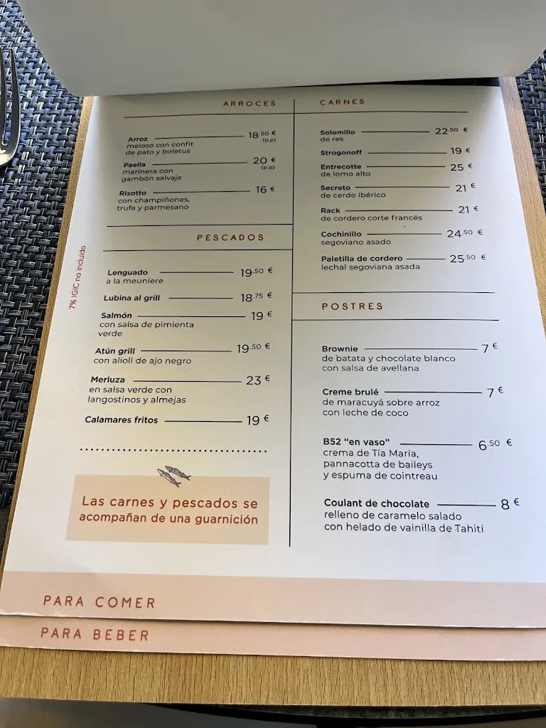 Menu_Restaurante Atlántico en Maspalomas_Maspalomas_image_2