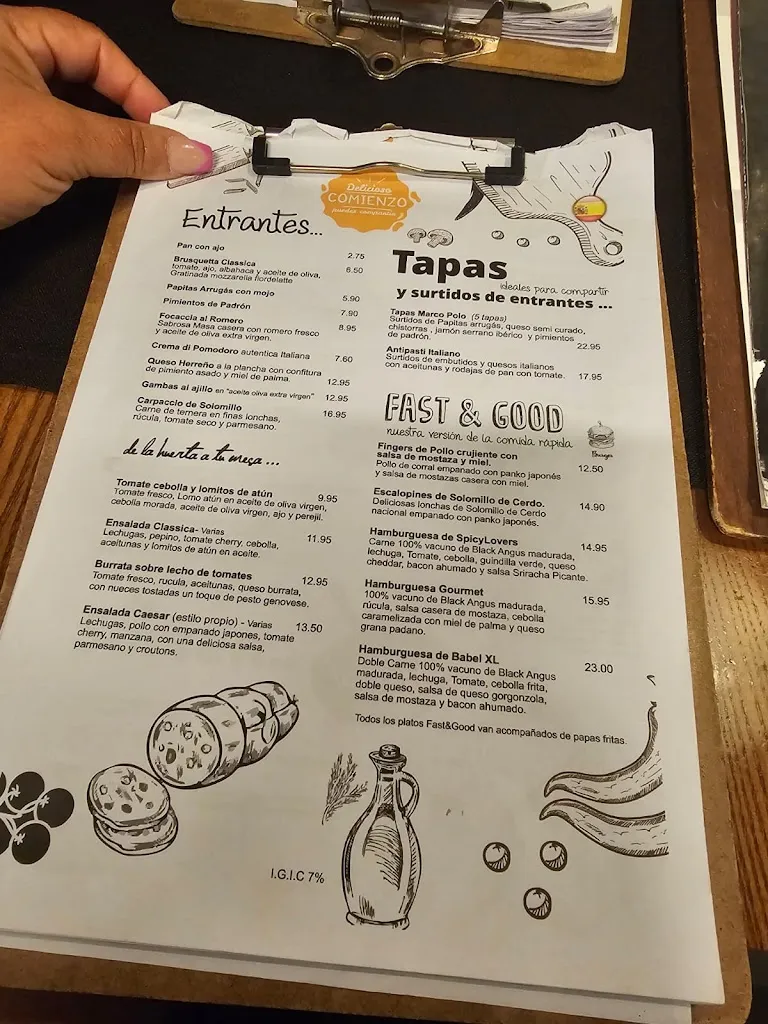 Menu_Marco Polo Restaurant_Maspalomas_immagine_1