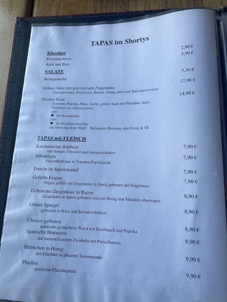 Menu_Shortys Taperia_Maspalomas_image_3