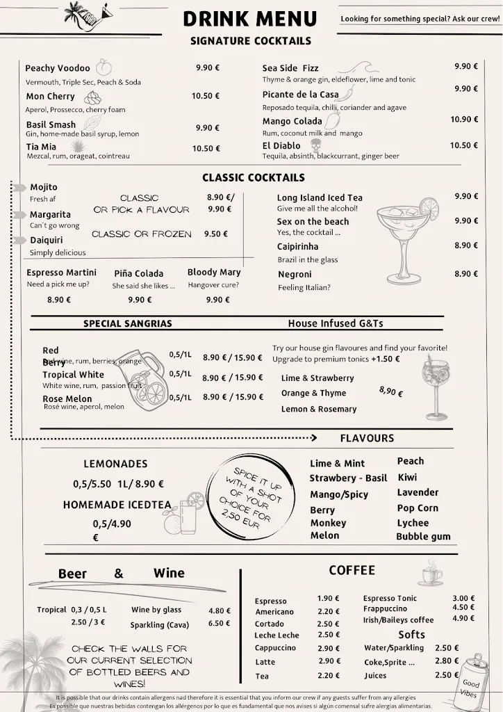 Menu_Good Vibes - cocktail bar and restaurant_Maspalomas_image_1