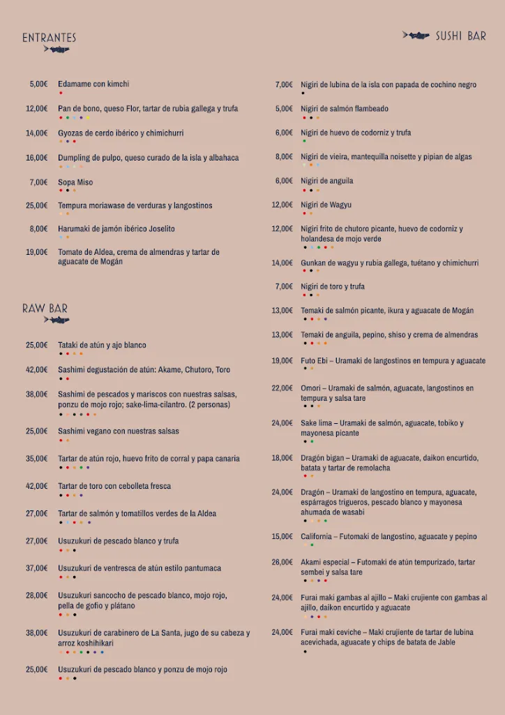 Menu_Kabuki Gran Canaria_Maspalomas_image_1