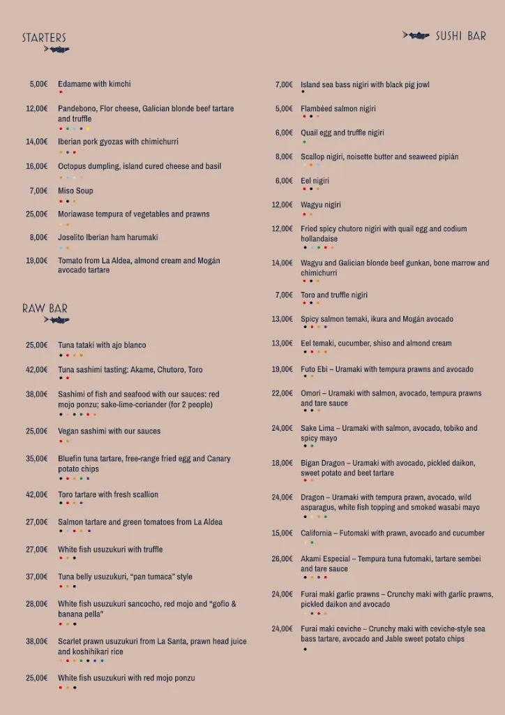 Menu_Kabuki Gran Canaria_Maspalomas_image_3