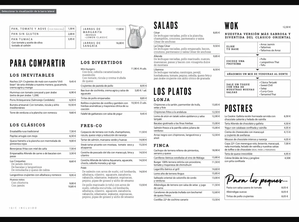 Menu_Restaurante Allende 22º_Maspalomas_image_1