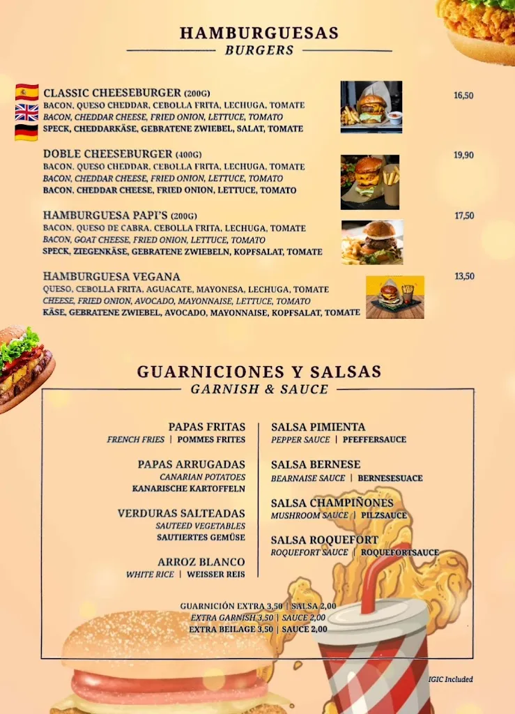 Menu_Papi's Grill Playa del Ingles_Maspalomas_image_1