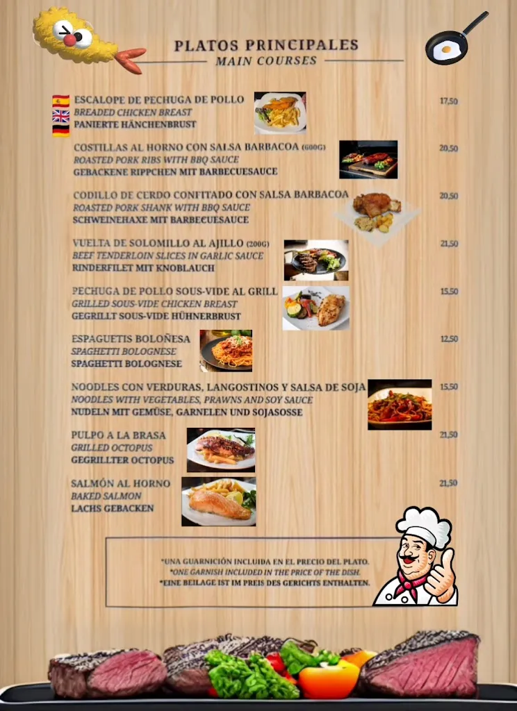 Menu_Papi's Grill Playa del Ingles_Maspalomas_image_4