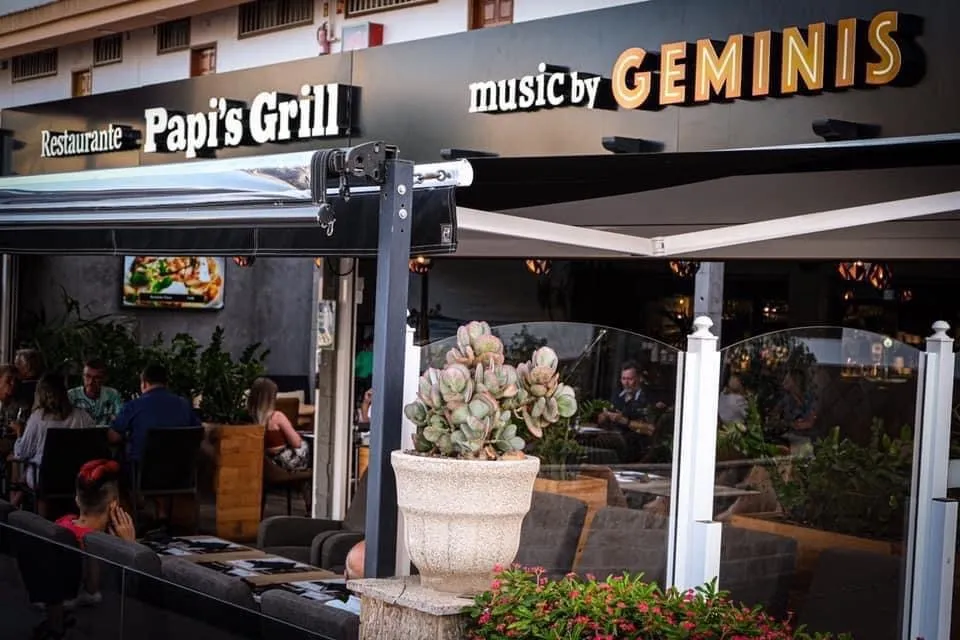 Papi's Grill Playa del Ingles restaurant in Maspalomas