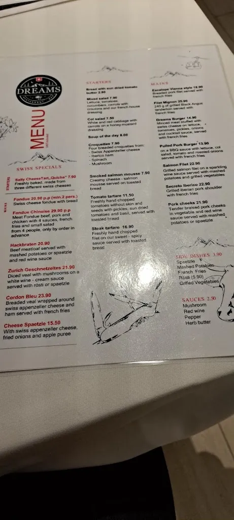 Menu_Dreams Restaurant Bar_Playa del Ingles_image_1