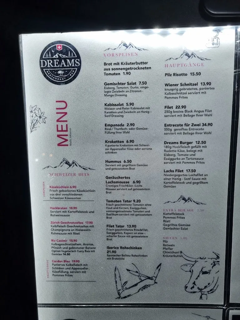 Menu_Dreams Restaurant Bar_Playa del Ingles_image_4