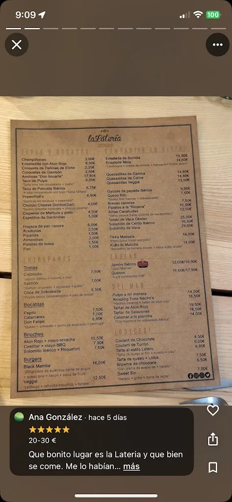 Menu_La Latería Gastrobar_Elche/Elx_image_2