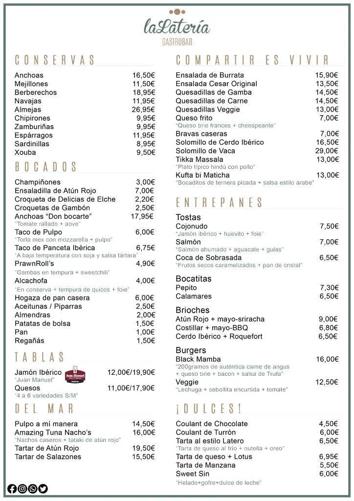 Menu_La Latería Gastrobar_Elche/Elx_image_3