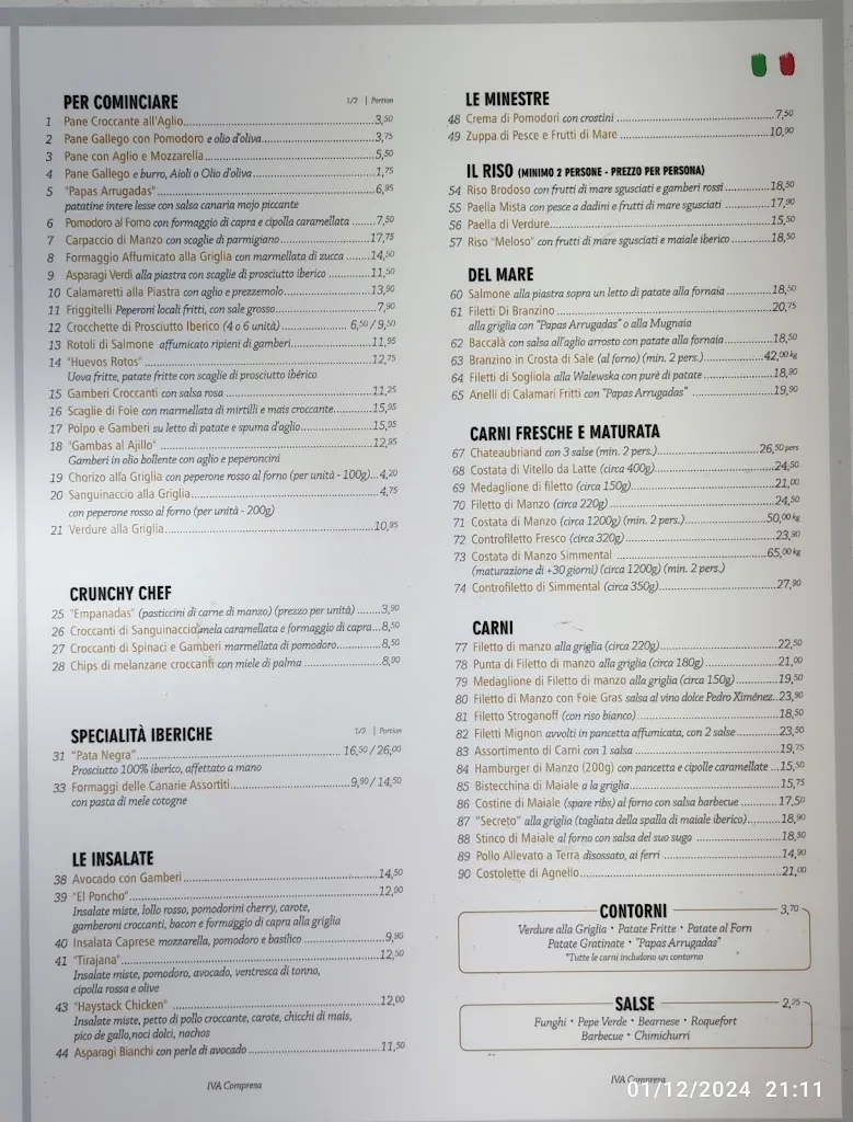 Menu_El Poncho Asador Steakhouse_Playa del Ingles_image_1