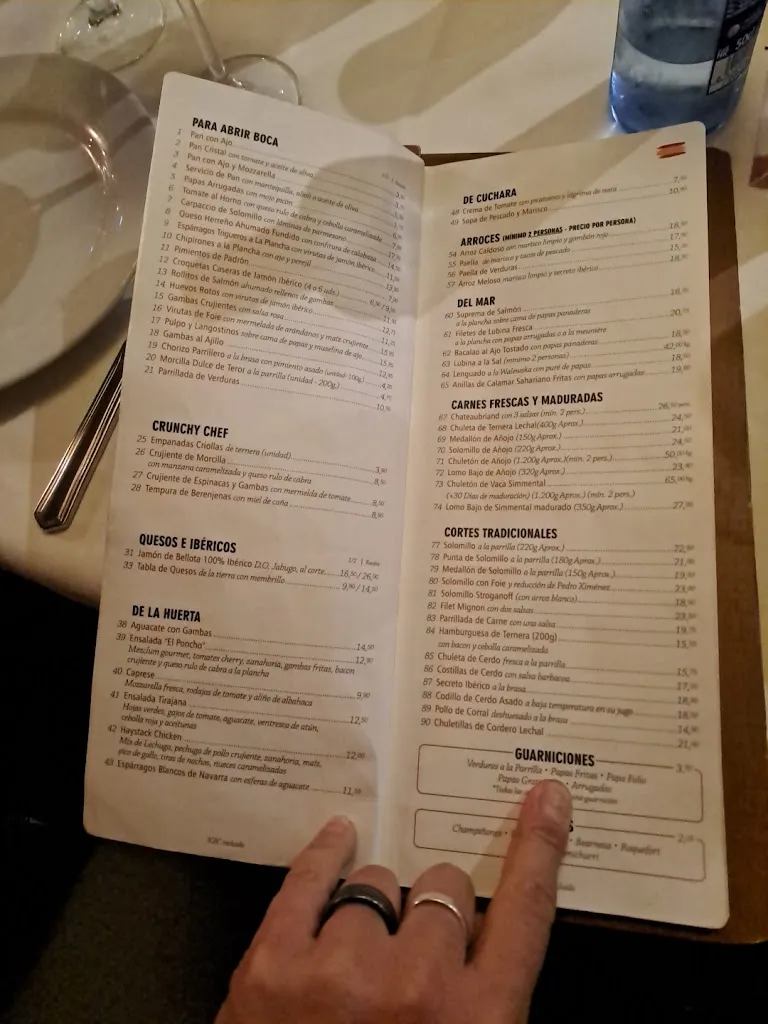 Menu_El Poncho Asador Steakhouse_Playa del Ingles_image_4