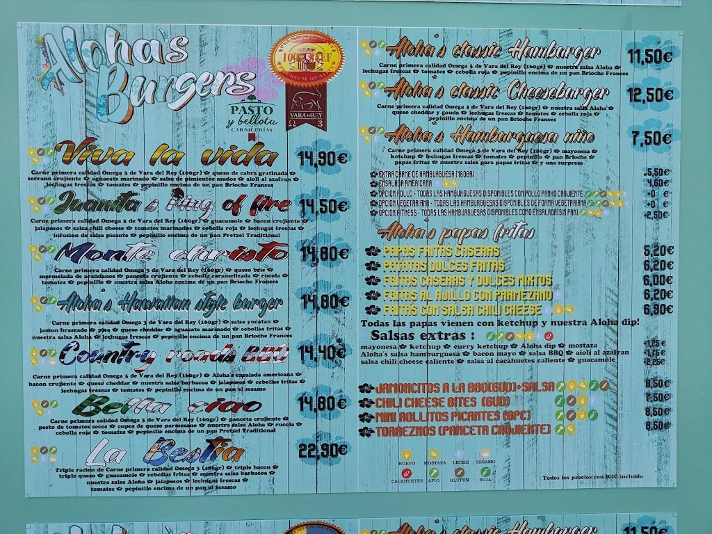 Menu_Aloha Hamburger Bar_Playa del Ingles_image_2