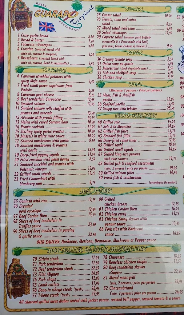 Menu_Restaurante Guarapo Tropical_Playa del Ingles_image_4