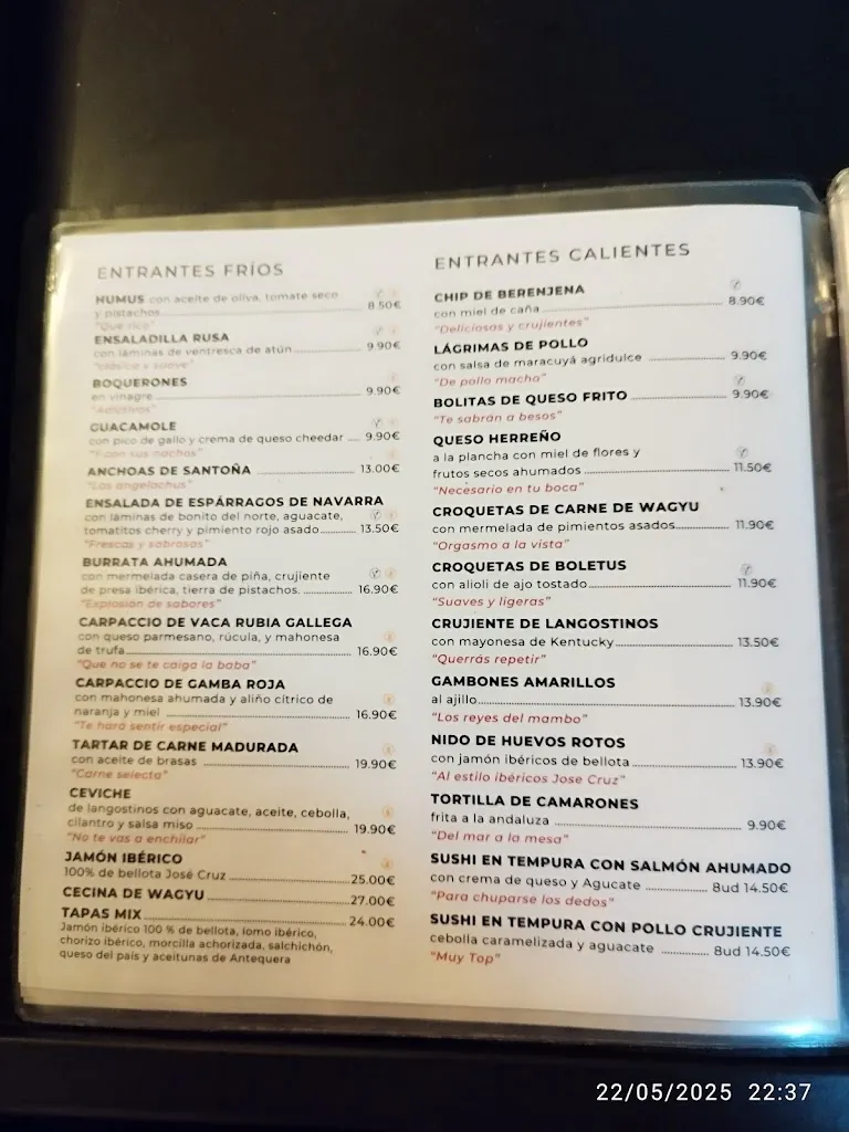 Menu_Maldito Carnaval_Playa del Ingles_image_2